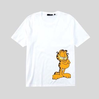 เสื้อยืดผ้าฝ้ายพิมพ์ลายขายดี May Clothing - Garfield เสื้อยืด ผ้าฝ้าย แขนสั้น พิมพ์ลาย Koas Karater Distro Kekin โอเวอร์