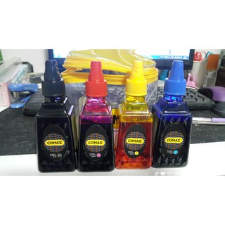 Comax หมึกเติมCOMAX For CANON SET 4สี 100ml.(BK,C,Y,M) ราคาส่ง