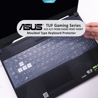 เคสซิลิโคนนิ่ม 15.6 นิ้ว สําหรับคีย์บอร์ดแล็ปท็อป Asus TUF Gaming A15 A17 F15 F17 FX506 FA506 FX507 FA507 [CAN]