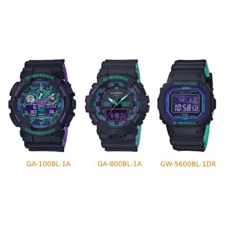 ภาพหน้าปกสินค้าG-Shock รุ่น GA-100BL-1/ GA-800BL-1ADR/ GW-B5600BL-1 (Joker)