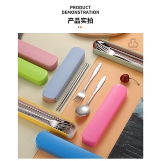 portable cutlery set ชุดช้อนส้อมตะเกียบแบบพกพา