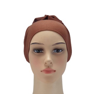 ภาพขนาดย่อของภาพหน้าปกสินค้าอินเนอร์คลุมผม หมวกปอมปอม เป็นดอก มีเชือกผูกหลัง ผ้าเรยอน ใส่สบาย ขนาดฟรีไซส์ จากร้าน hijab_story_thailand บน Shopee ภาพที่ 3