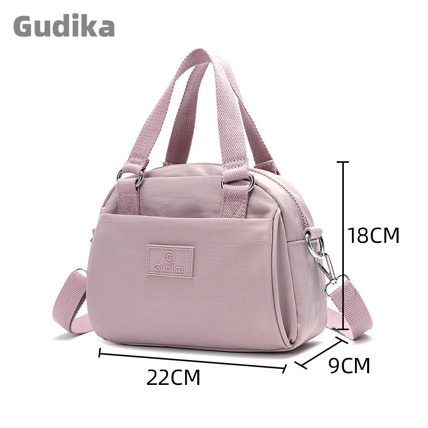 gudika-พร้อมส่ง-กระเป๋าสะพายข้าง-ถือ-รุ่นใหม่-2021-ผู้หญิง-แฟชั่น-เกรดพรีเมี่ยม-ผ้าไนลอน-กันน้ำ100-รุ่น-5163