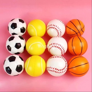 ลูกบอลบีบ ขนาดมินิ สีส้ม ของเล่นบรรเทาความเครียด สําหรับผู้ใหญ่ และเด็ก จํานวน 1 ชิ้น