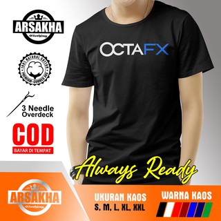 เสื้อยืด พิมพ์ลายโลโก้ Octafx Distro Arsakha แฟชั่นสําหรับสตรี