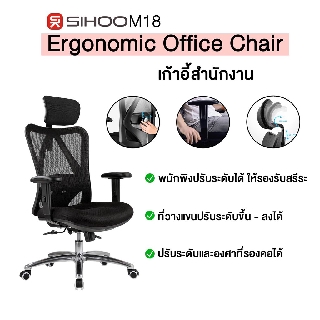 เก้าอี้พนักงาน  เก้าอี้คอมพิวเตอร์  ERGONOMIC