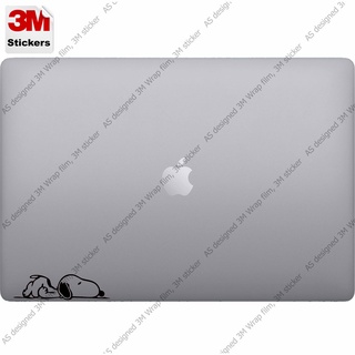 snoopy lazy สติ๊กเกอร์ 3M ลอกออกไม่มีคราบกาว  Removable 3M notebook labtop sticker, สติ๊กเกอร์ตกแต่ง โน๊ตบุ๊ค