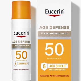 นำเข้าจาก USA Eucerin age defense Hyaluronic acid sun screen lotion ขนาด 75มล.มี4เเบบให้เลือกราคา/1ชิ้น