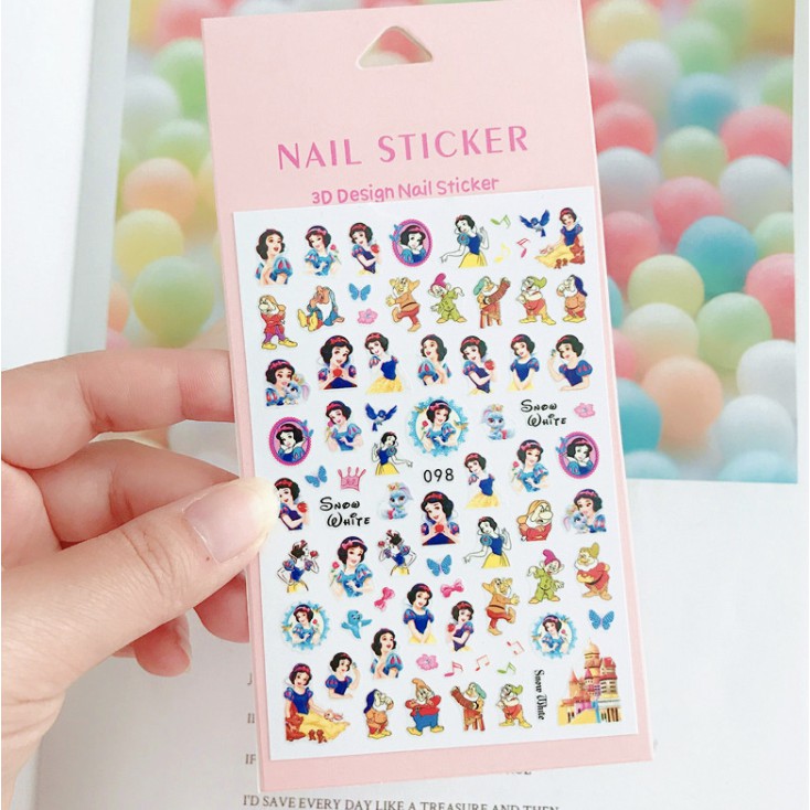 nail-sticker-แบบยาว-การ์ตูน-สติกเกอร์ติดเล็บ-สติกเกอร์เล็บ-สติกเกอร์เล็บเด็ก-เปลี่ยนได้บ่อย-หน้าเล็บไม่เสีย-แต่งเล็บ