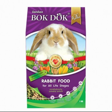 ภาพหน้าปกสินค้าBOKDOK บ๊อกด๊อก อาหารกระต่าย 1กิโลกรัม (สูตรผักและธัญพืช)