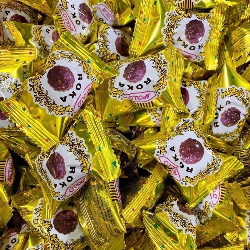 แบ่งขาย APOLLO ROKA CHOCOLATE อพอลโล่โรก้าช็อคโกแลตเวเฟอร์บอล ค่าส่งถูก ...