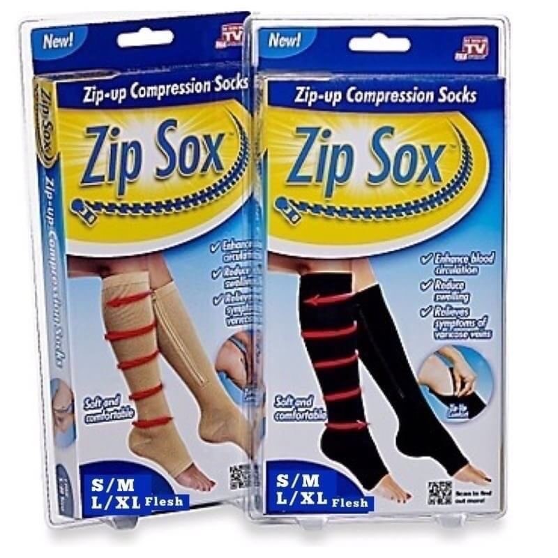 zip-sox-ถุงเท้าสุขภาพแก้เส้นเลือดขอด