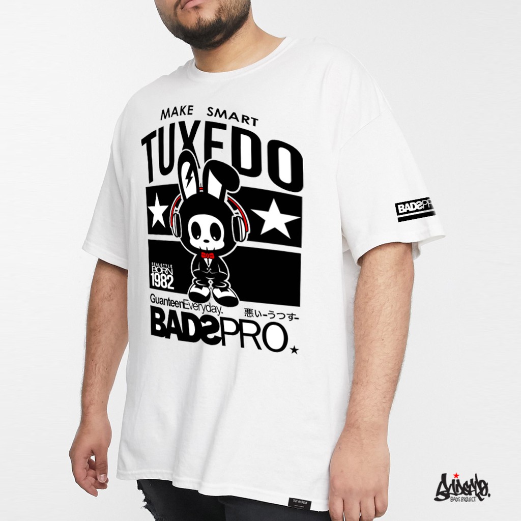 just-say-bad-เสื้อไซส์ใหญ่-3xl-4xl-รุ่น-tux-สีขาว-ลิขสิทธิ์แท้-ใส่ได้ทั้ง-ชาย-หญิง-เสื้อยืดคนอ้วน-เสื้อคนอ้วน-bs