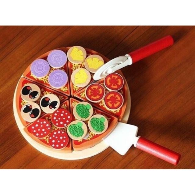 ของเล่นไม้-ชุด-pizza-ให้น้องๆ-ได้ออกไอเดียในการแต่งหน้า-pizza-เองแบบมือไม่เลอะ