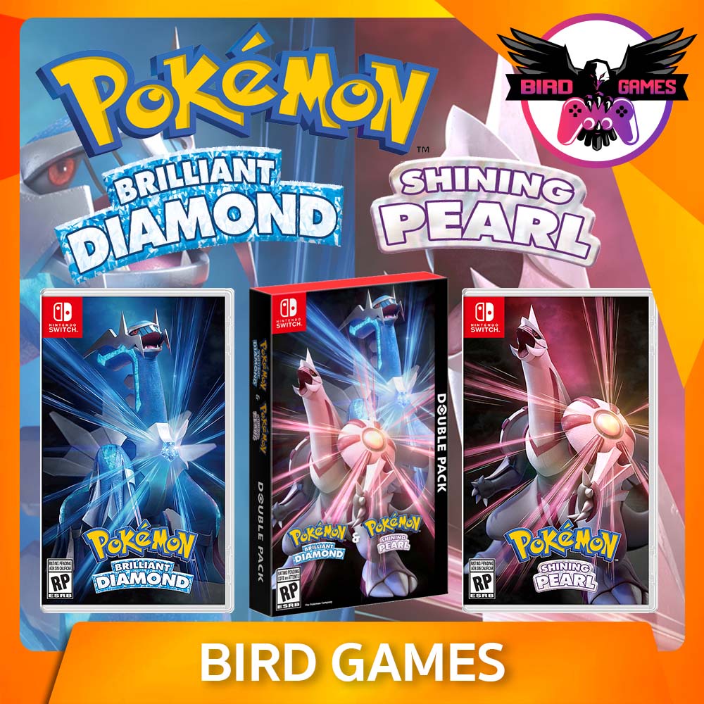 ภาพหน้าปกสินค้าNintendo Switch : Pokemon Brilliant Diamond & Shining Pearl จากร้าน birdgames บน Shopee