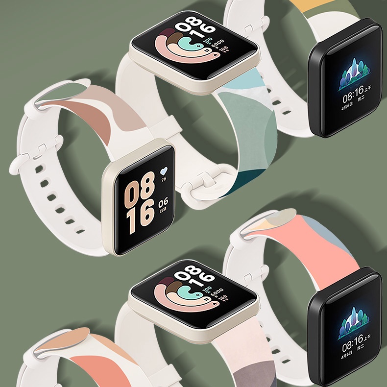 ภาพสินค้าSilicone Band Strap for Redmi Watch 2 Lite Smart Watch Miwatch 2 Lite Strap Morandi Sport WristBand Bracelet Replacement Belt จากร้าน moyte.th บน Shopee ภาพที่ 4
