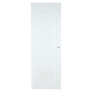 Bathroom door UPVC DOOR AZLE PZLS01 70X200CM WHITE Door frame Door window ประตูห้องน้ำ ประตูห้องน้ำUPVC AZLE PZLS01เกล็ด