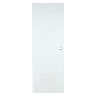 Bathroom door UPVC DOOR AZLE PZLS01 70X200CM WHITE Door frame Door window ประตูห้องน้ำ ประตูห้องน้ำUPVC AZLE PZLS01เกล็ด