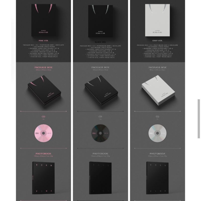 พร้อมส่ง-blackpink-2nd-album-born-pink