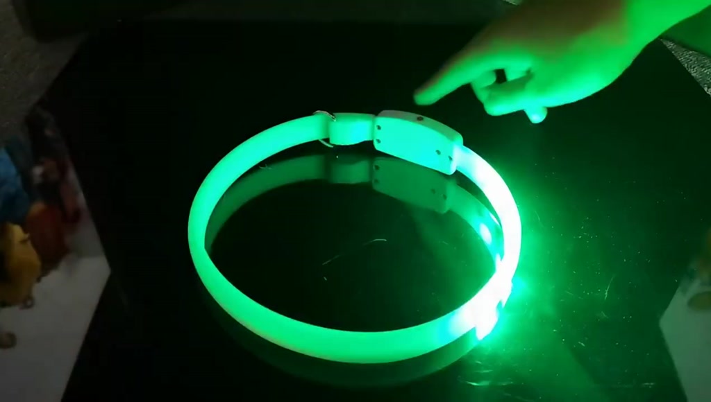 lt-citydiscount-gt-ปลอกคอสัตว์เลี้ยง-ปรับได้-น้ําหนักเบา-พร้อมไฟกระพริบ-led-กันน้ํา-ชาร์จได้-หลายโหมด
