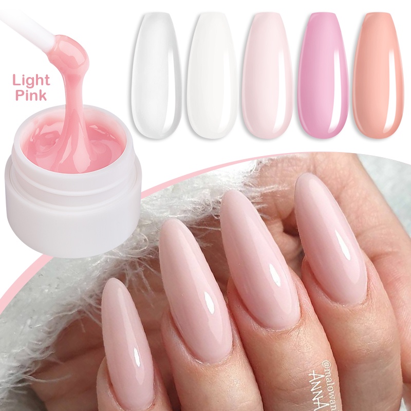 lilycute-อุปกรณ์ต่อเล็บเจล-uv-led-แบบใส-สีชมพู-สีขาว-สําหรับตกแต่งเล็บ