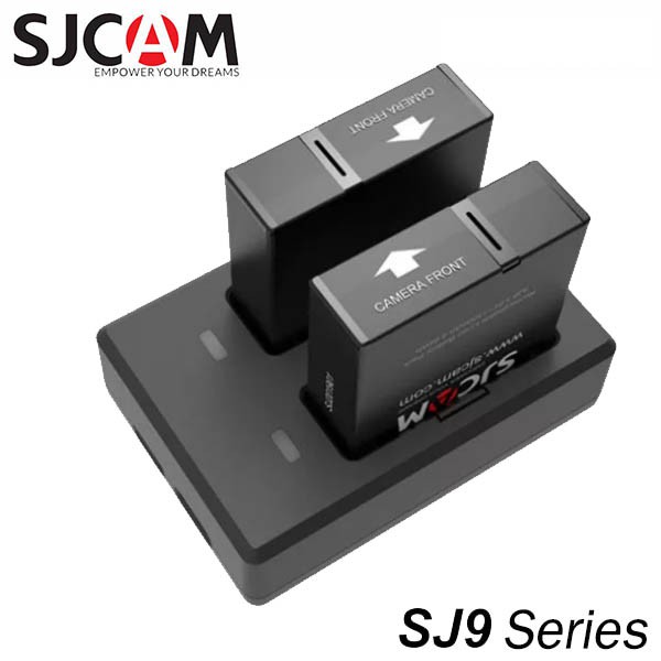 ภาพหน้าปกสินค้าSJcam SJ9 Series Battery Dual Charger ที่ชาร์ต แบตเตอรี่ แบตสำรอง กล้องแอคชั่น กล้องติดหมวก กล้องดำน้ำ จากร้าน sjcam_officialstore บน Shopee