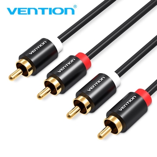 Vention 2rca To 2rca สายสัญญาณเสียง Male To Male 1 ม . 2 ม . 3 ม . สําหรับ Home Theater Vcd