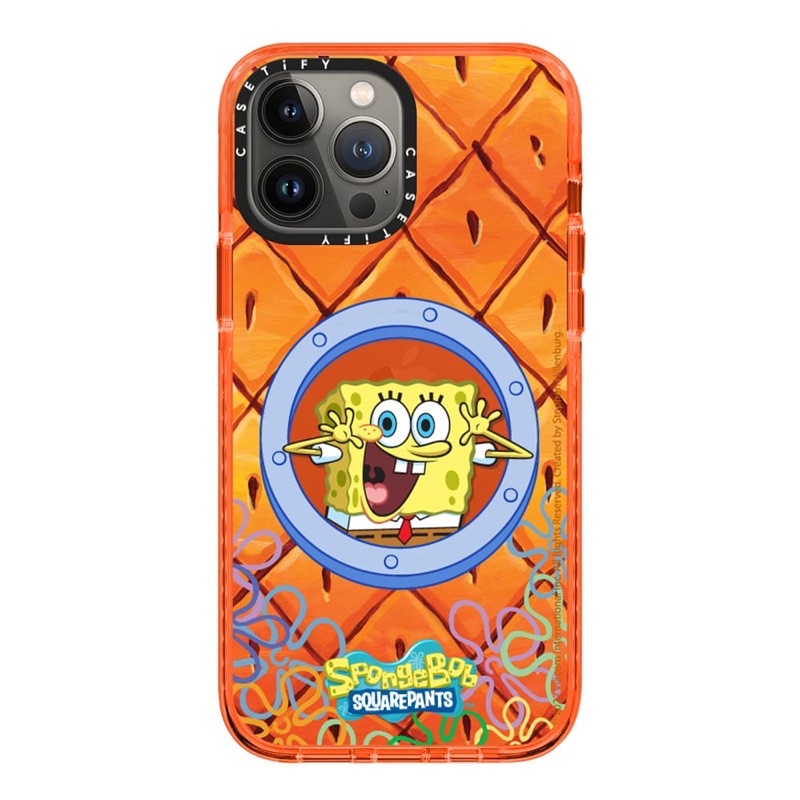 พร้อมส่ง-13promax-casetify-spongebob-pineapple-house-impact-case