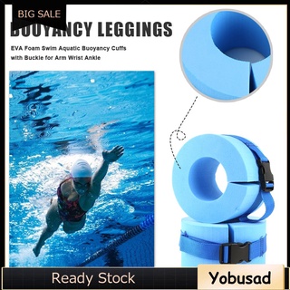 ภาพขนาดย่อของภาพหน้าปกสินค้า2x Foam Aquatic Cuffs Swimming Leggings Water Exercise Aerobics Float Ring จากร้าน yobusad.th บน Shopee ภาพที่ 4