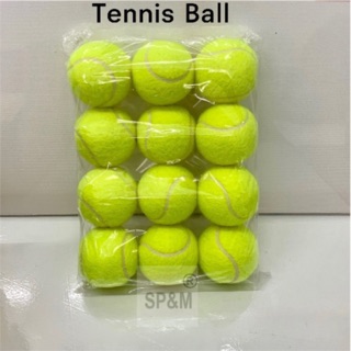 ภาพขนาดย่อของภาพหน้าปกสินค้าลูกเทนนิส Tennis ball (12ลูก/แพค) จากร้าน warm501 บน Shopee