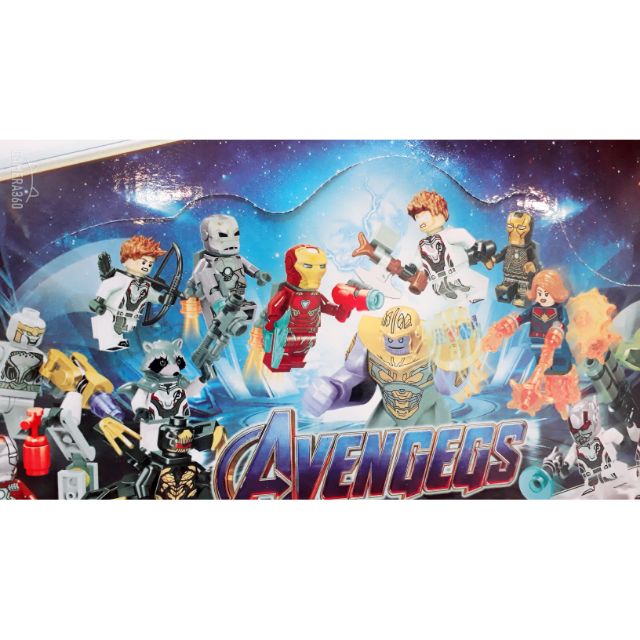 !เลโก้ Avengers lego Super Heros set 16 ตัว ซุปเปอร์ฮีโร่ กับตัน ...