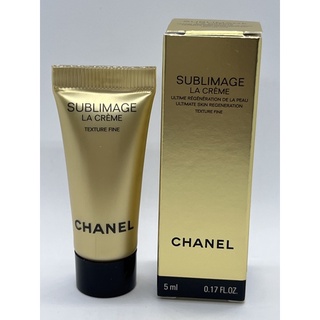 Chanel Sublimage La Cream Ultimate skin Regeneration Texture Fine 5 ml ผลิต 04/66