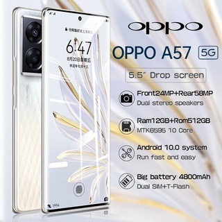 ภาพขนาดย่อสินค้าโทรศัพท์มือถือ OPPO A57 เครื่องใหม่ (ของเเท้100%) โทรศัพท์ 12GB+512GB โทรศัพท์มือถือราคาถูก 5G โทรศัพท์ Smart phone