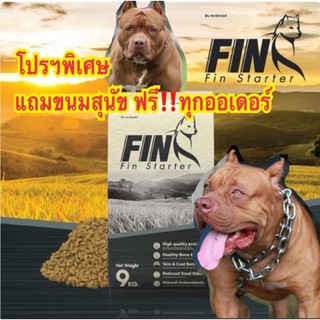ภาพหน้าปกสินค้า(จัดส่งทุกวัน1-2วันรับของ!!!) FIN Starter ‼️OFFICIAL‼️ โปรตีน33%!!! อาหารสุนัขฟิน พรีเมี่ยมเกรด กระสอบ9กิโล สินค้าใหม่ๆ ที่เกี่ยวข้อง
