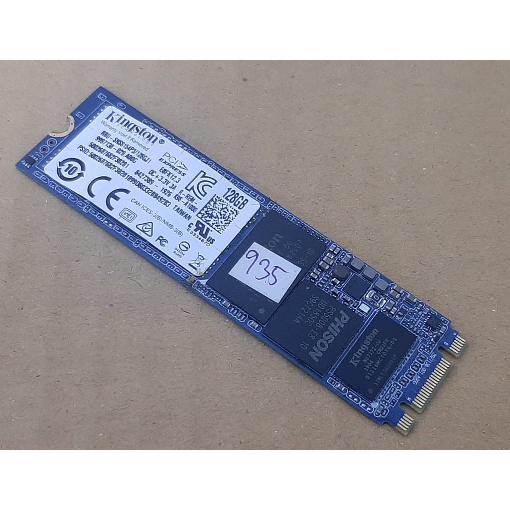 Kingston SNS8154P3/128GJ1 SSD 128GB M.2 SATA สภาพดี มือสอง ประกันร้าน 1 ...
