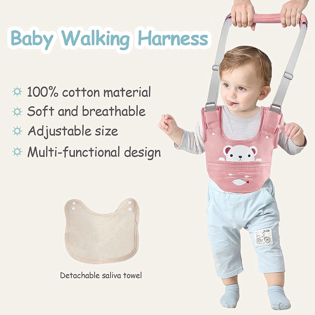 ภาพสินค้าสายพยุงเด็กหัดเดิน สายรัดเดิน Handheld Child Walker Assistant เด็กวัยหัดเดินทารก Walker สายรัด Assist เข็มขัดช่วยทารกเดินเด็กการเรียนรู้การเดินสนับสนุน Assist Trainer เครื่องมือสำหรับ 7-24 เดือน จากร้าน hippito.th บน Shopee ภาพที่ 6