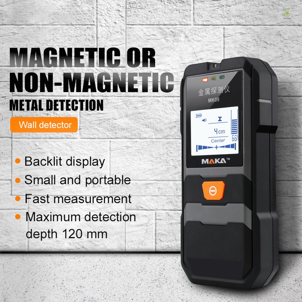 flt-maka-mk09-เครื่องสแกนเนอร์ตรวจจับโลหะอินฟราเรด-หน้าจอ-lcd-แบบพกพา-ความแม่นยําสูง