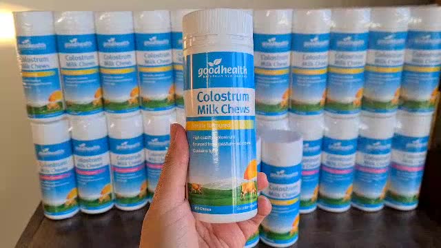 พร้อมส่ง-ล็อต-10-2023-goodhealth-colostrum-milk-chew-vanila-strawberry-โคลอสตรุม-นมเพิ่มความสูง-เคี้ยว