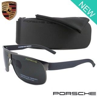 Polarized แว่นกันแดด แฟชั่น รุ่น PORSCHE UV 8535 C-3 สีเทาเลนส์ดำ ทรงสปอร์ต เลนส์โพลาไรซ์