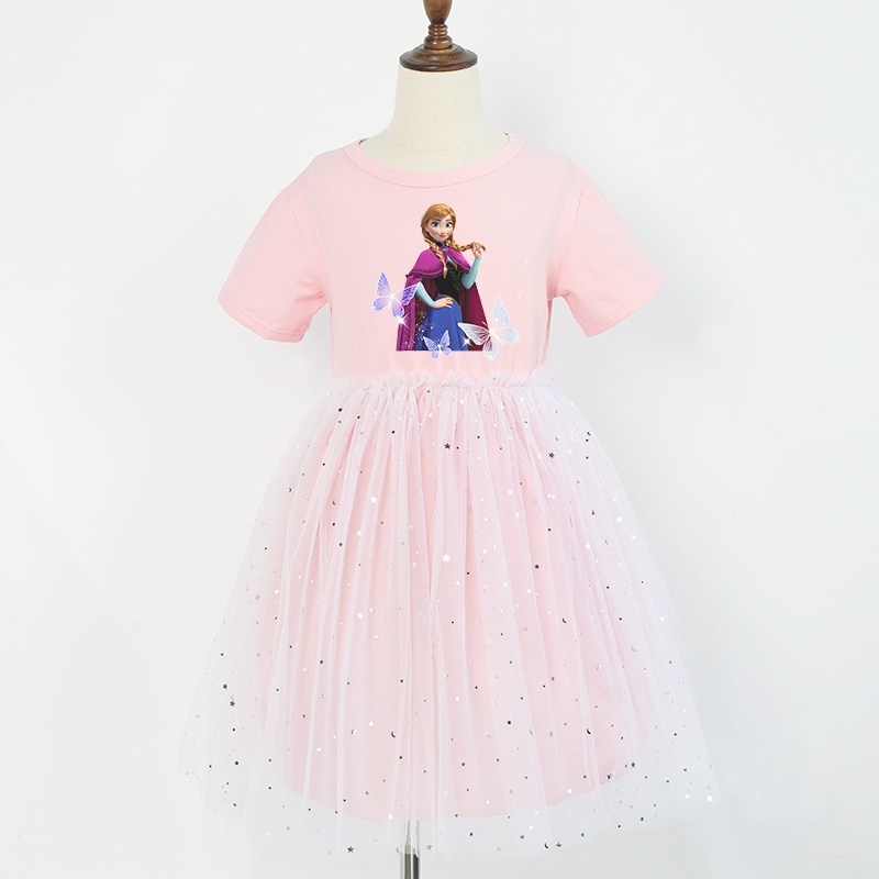 princess-dress-2021-new-frozen-elsa-anna-girls-fashion-dress-star-moon-sequins-cotton-yarn-skirt-for-kids-3-8y