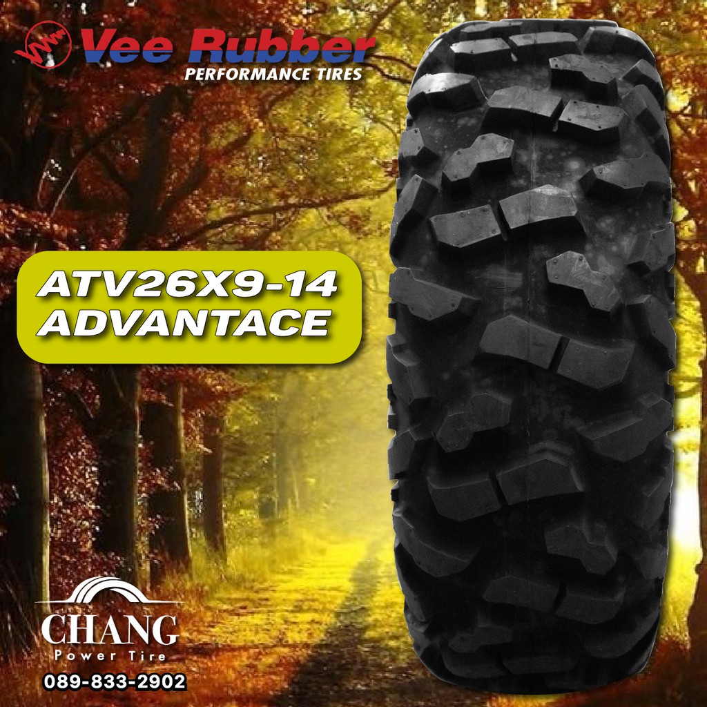 ยางสำหรับใส่รถ-atv-utv-ยี่ห้อ-vee-rubber-ขนาด-26x9-14-รุ่น-advantace