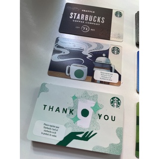 ภาพหน้าปกสินค้าการ์ดเปล่า ขูดพินแล้ว การ์ดขอบคุณ สตาร์บัคส์ Starbucks card สำหรับสะสม ไม่มีมูลค่าเงินในบัตร ส่งฟรี ไปรษณีย์ธรรมดา ซึ่งคุณอาจชอบราคาและรีวิวของสินค้านี้