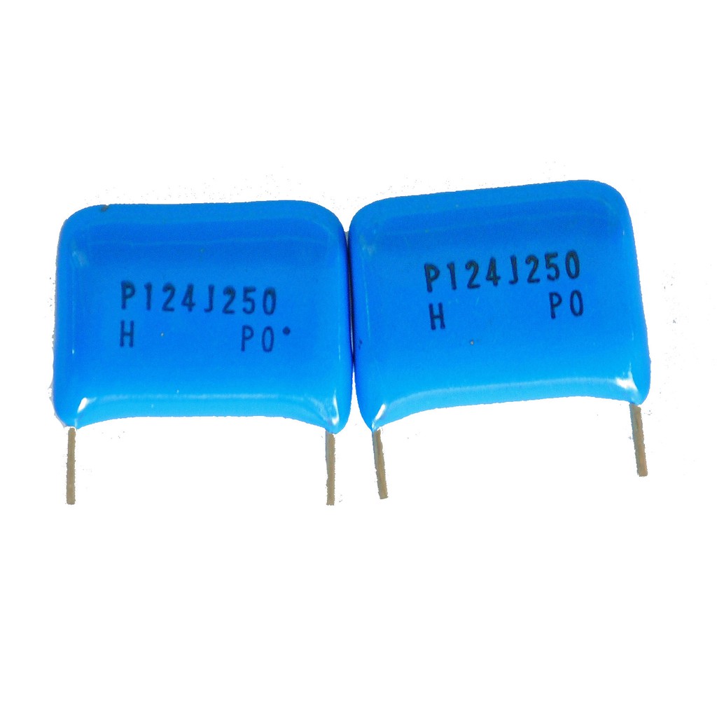 E-First 50PCS CBB21 124J 400V 0.12UF 120NF P10 Metallized Film Capacitor Pitch=10mm