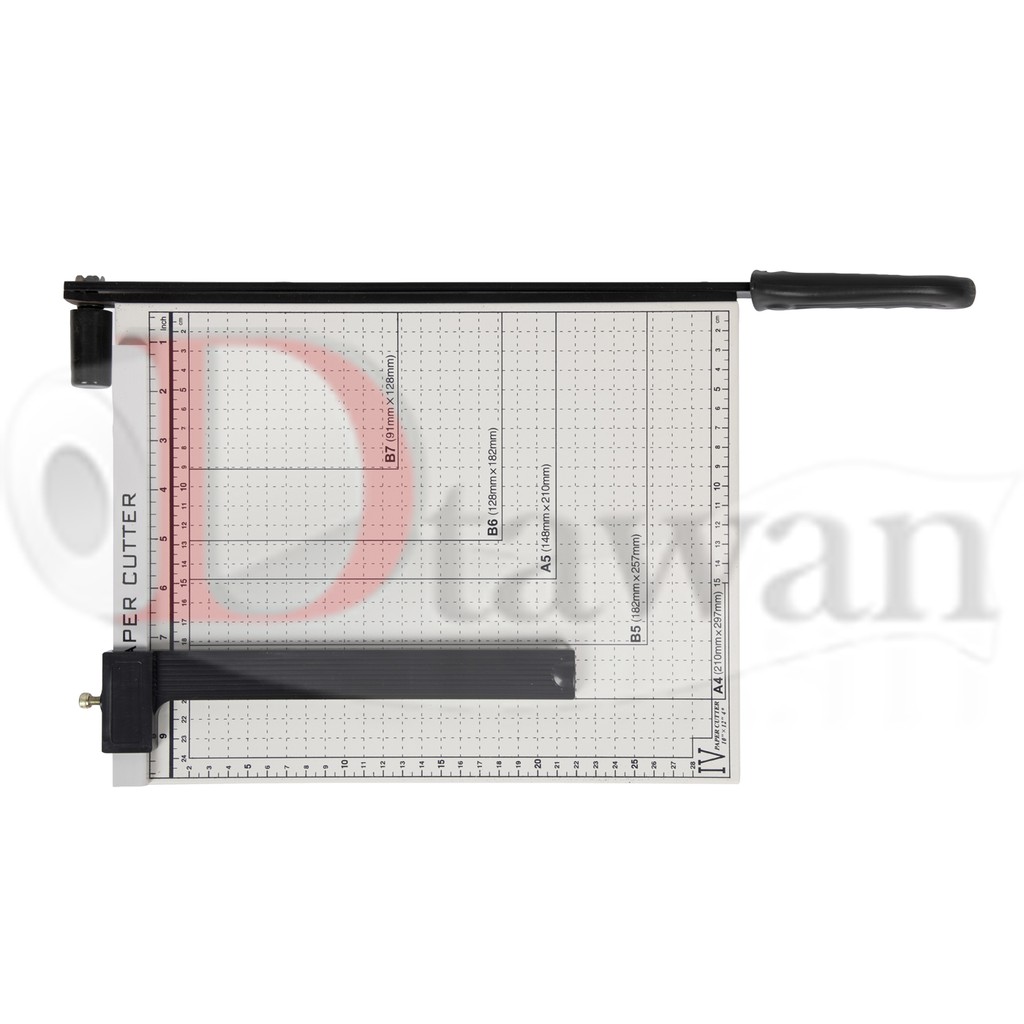 dtawan-เครื่องตัด-กระดาษ-ฐานเหล็ก-a4-250mm-x300mm-ตัดกระดาษและภาพถ่ายทั่วไป-มีดตัดคม-คุณภาพดี-ราคาถูก