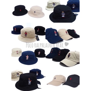 สินค้า #พร้อมส่งภายใน24ชม. Polo Ralph Lauren  Bear Bucket , Cap hat