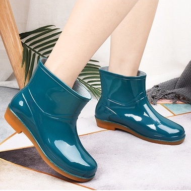 ภาพสินค้า(S-1049) พร้อมส่งไทย ส่งเร็ว 36-44 รองเท้ากันฝน รองเท้าบูทกันลื่น กันน้ำ ยางกันน้ำ คุณภาพดี จากร้าน a.shoe บน Shopee ภาพที่ 2