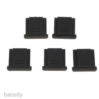 [BAOSITY] 5 Pieces Plastic Hot Shoe Hotshoe Protector Cover Cap for Nikon Black