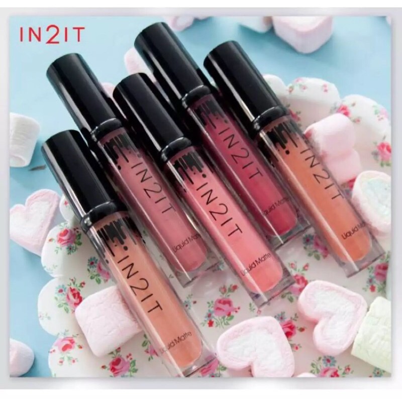 IN2IT Liquid Matte Lipstick VM เปลี่ยนเป็นรุ่น PVM | Shopee Thailand