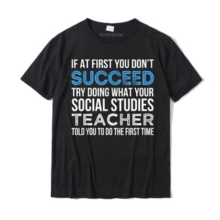 เสื้อยืดผ้าฝ้าย พิมพ์ลาย Social Studies Teacher ของขวัญคริสต์มาส สําหรับผู้ชายS-5XL