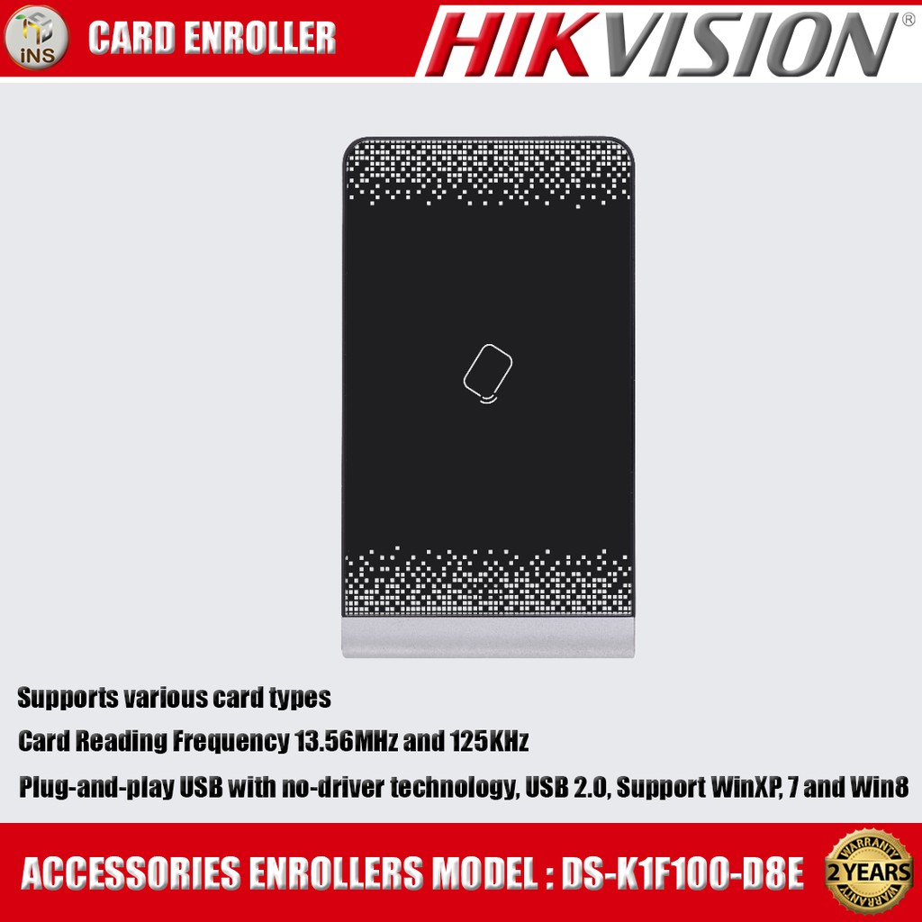 Hikvision เครื่องบันทึกข้อมูลลงระบบ Card Enrollment Station สำหรับ ...